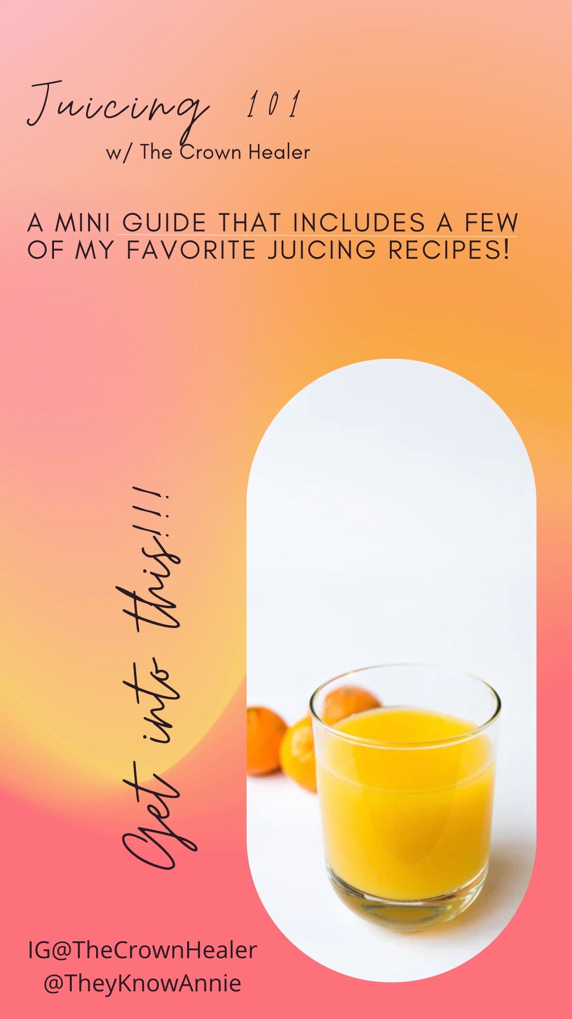 TCH: Juicing 101(A mini guide)